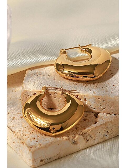 New Obsessions Minimalist Damla Halka Küpe - S000491377-20076