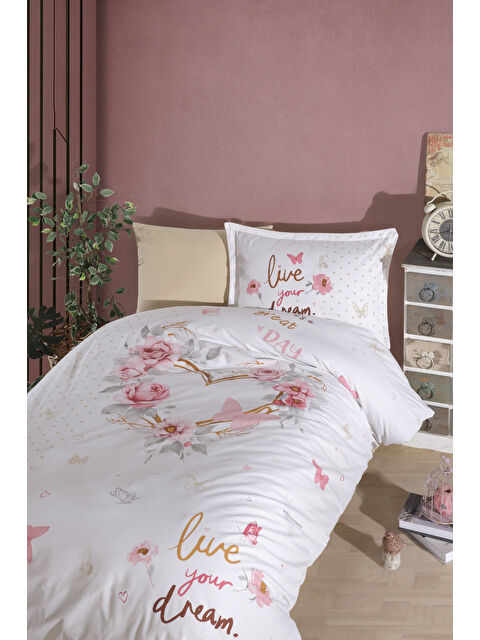 Clasy %100 Pamuk Nevresim Takımı Tek Kişilik Dream - S000376183-19928