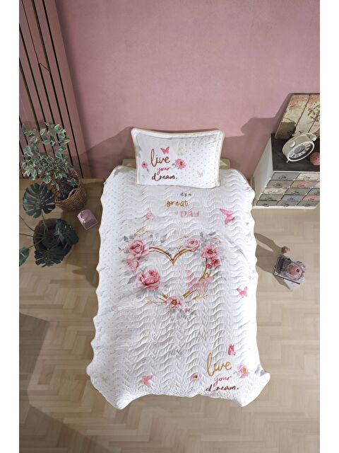 Clasy %100 Pamuk Tek Kişilik Yatak Örtüsü Seti Dream - S000376186-19928