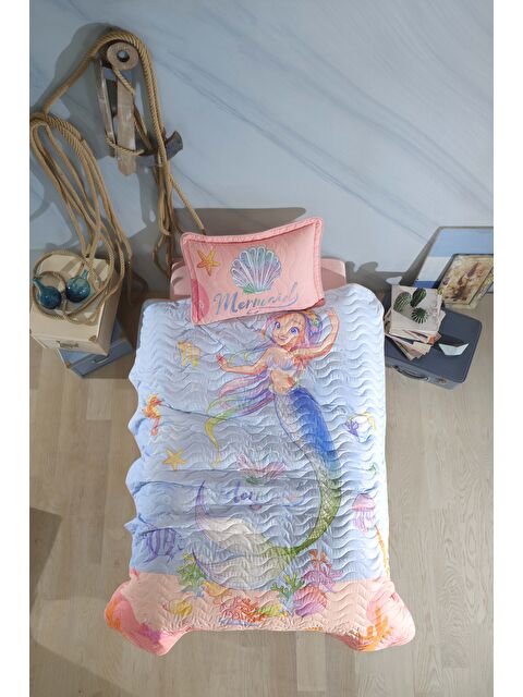 Clasy %100 Pamuk Tek Kişilik Yatak Örtüsü Seti Aria - S000376187-7152