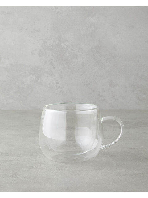 English Home Mistral Borosilikat Cam Double Wall Kupa 280 ml Şeffaf - S000491028-26865