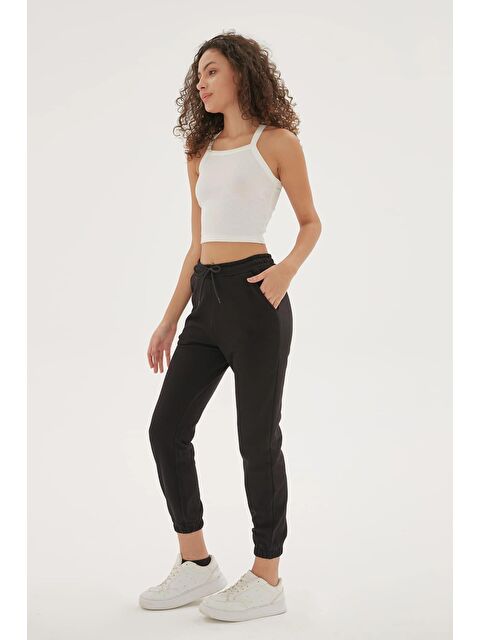 Fashion Friends Pamuklu Jogging Kadın Eşofman Altı 23K0834K1 - S000222757-19351