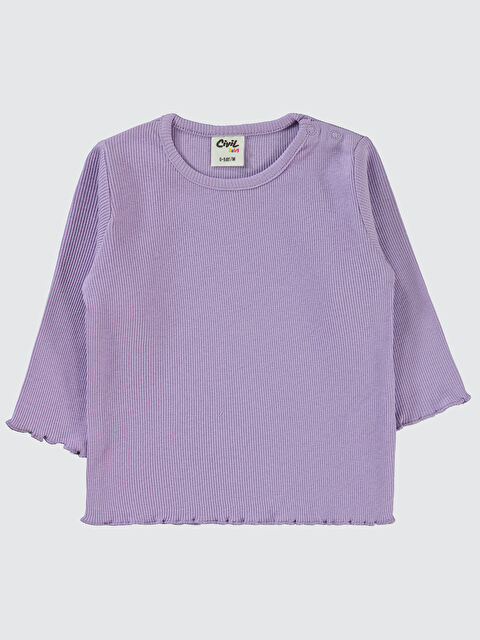 Civil Baby Kız Bebek Sweatshirt 6-18 Ay Lila