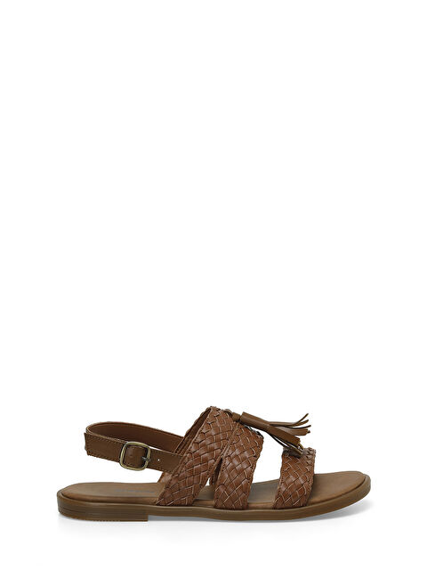 Polaris 323084.Z 4FX Taba Kadın Düz Sandalet - S000507012-14955