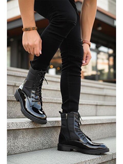 Oksit Gabinnos Fermuarlı Erkek Askeri Postal Bot - S000492464-37444