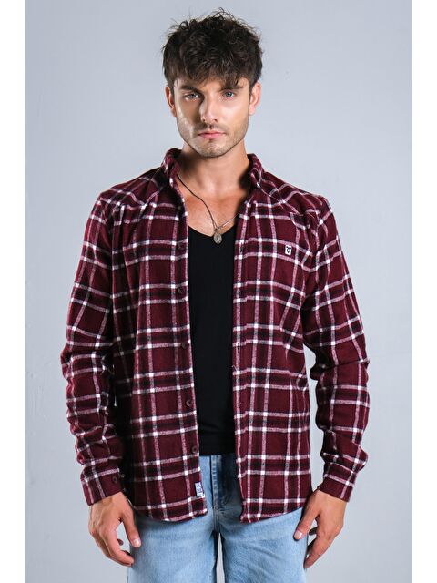 Stilkombin Kareli Kışlık Erkek Oduncu Gömlek MAR 4161 - S000114278-19951