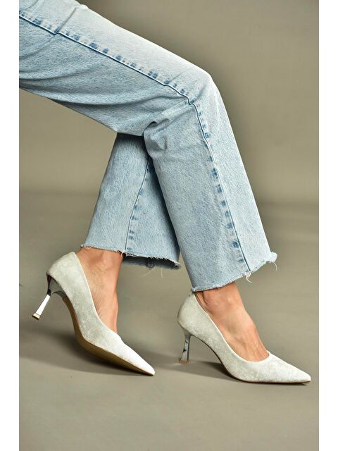 Fox Shoes Bej Kadın Topuklu Ayakkabı V820151604 - S000492579-19928