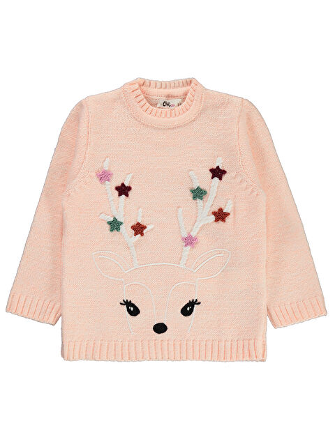 Civil Kız Çocuk Kazak 2-5 Yaş Somon - S000258273-24085