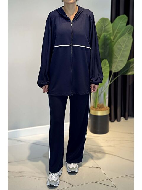 Remsa Biye Detaylı Rahat Takım 3143 Lacivert - S000463852-21164