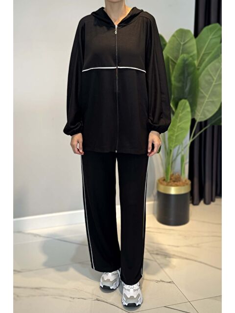 Remsa Biye Detaylı Rahat Takım 3143 Siyah - S000463852-19351