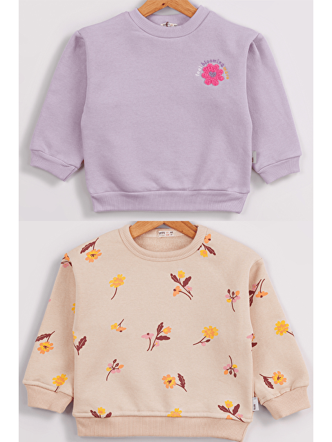 Miss Tuffy Kız Çocuk 2'li Paket Basic Sweatshirt - S000304591-20042