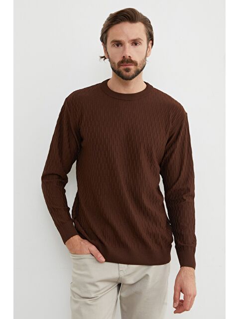 Fullamoda Basic Bisiklet Yaka Triko Kazak - S000444530-19413