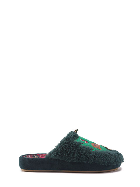 Polaris 607140.Z4PR Yeşil Kadın Ev Terliği - S000507039-18194