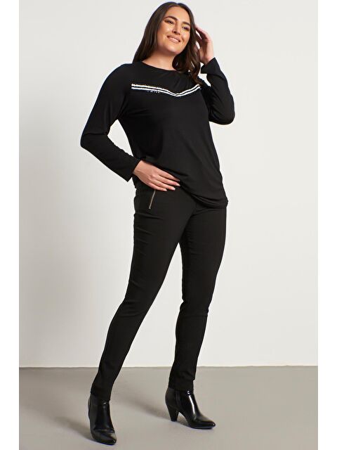 Mylinemoda Fermuar Detaylı Pantolon - S000242147-19351