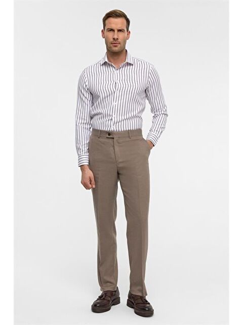 Süvari Kiremit Regular Düz Pantolon