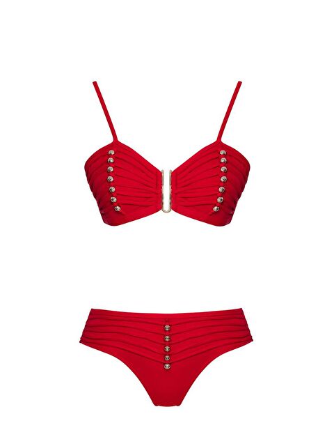 Sailor Moda Boncuklu Straplez Bikini Takım - S000155405-20045