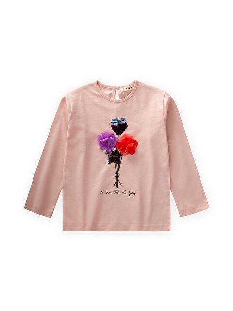 CİGİT Kız Çocuk Uzun Kollu Tişört - S000423926-23490