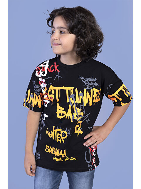 Toontoykids Erkek Çocuk Komple Baskılı Tişört - S000417877-19351