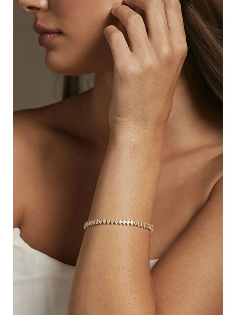 New Obsessions Baget Mini Taşlı Suyolu Akarsu Bileklik - S000445522-20076