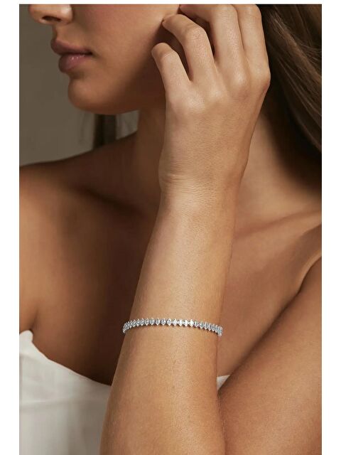 New Obsessions Baget Mini Taşlı Suyolu Akarsu Bileklik - S000445522-18105