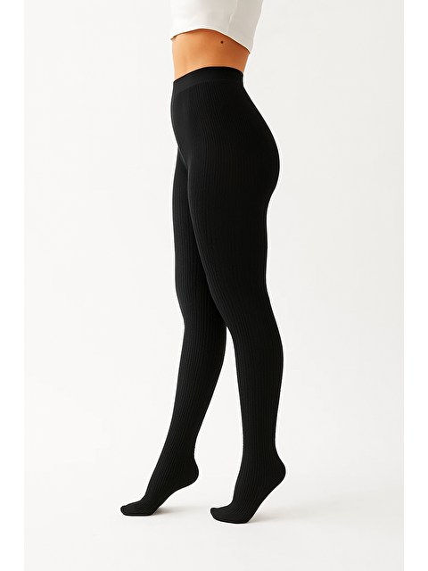 Katia And Bony Kadın Desenli Külotlu Çorap Siyah - S000140368-19351