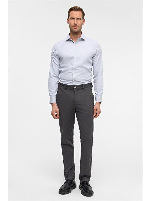 Süvari Antrasit Regular Armürlü Pantolon