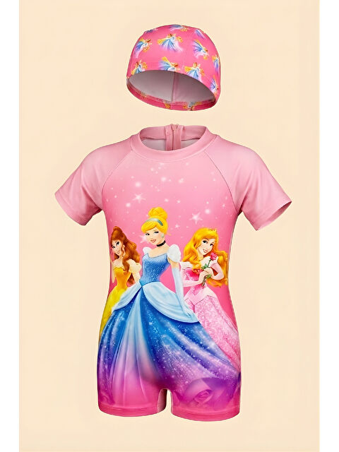 Modanino Kız Çocuk Boneli Mayo Takımı (Mayo+Bone) 2-8 Yaş 12588N