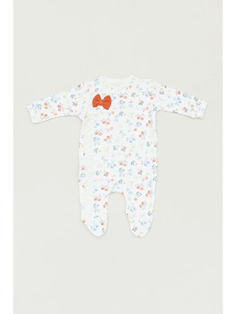 Fullamoda Baskılı Fiyonklu Kız Çocuk Tulum - S000228894-19965