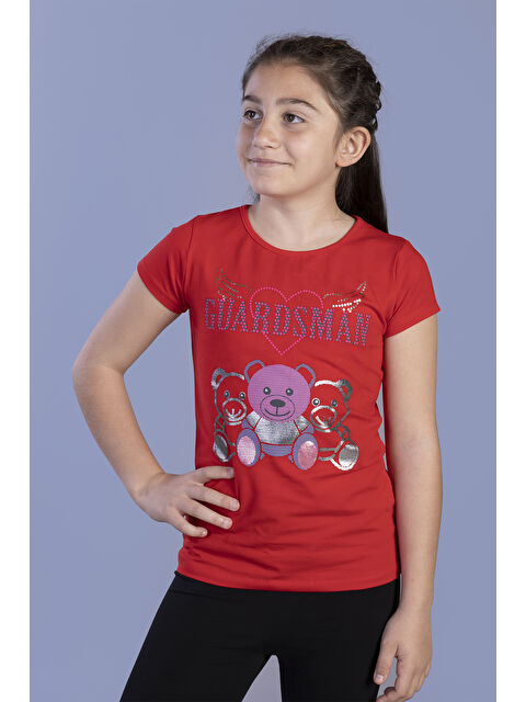 Toontoykids Kız Çocuk Baskılı Tişört