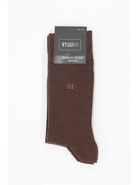 İMZA Koyu Kahverengi Düz Bambu Soket Çorap 1060250150