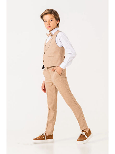 Myhanne Papyonlu Yelekli Takım Elbise 3004 - S000357127-19966