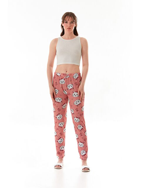 Fullamoda Limon Baskılı Pijama Altı - S000380604-20063