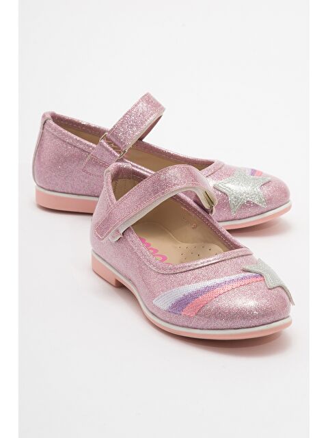 Mnpc Kız Çocuk Pudra Yıldızlı Günlük Babet - S000353318-7152