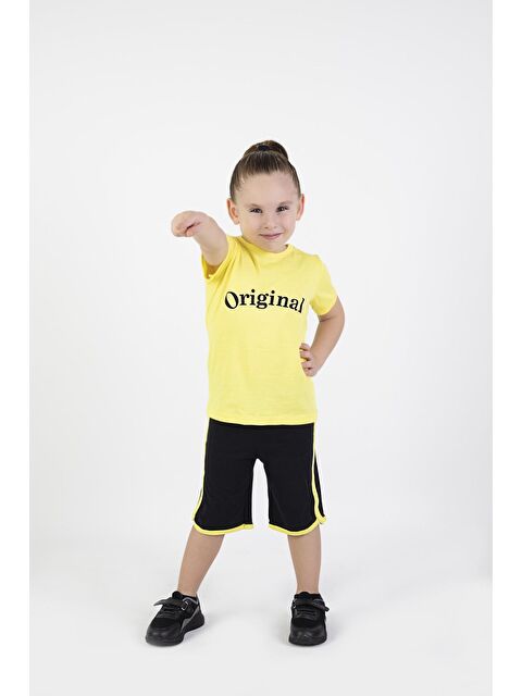 Harika Kids Erkek Çocuk Orijinal Baskılı Basic Kaprili Takım 1-9 Yaş - S000157616-20072