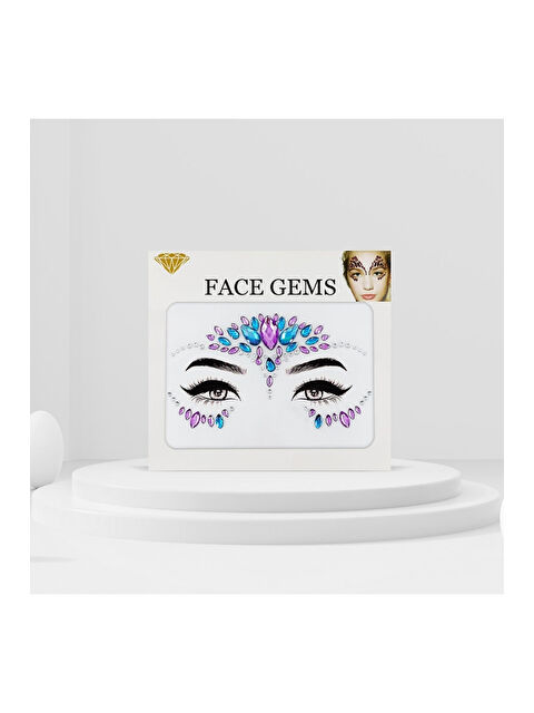 Le Mabelle Lila Tonları Zümrüt Model Kız Çocuk Yüz Sticker - S000466229-17878