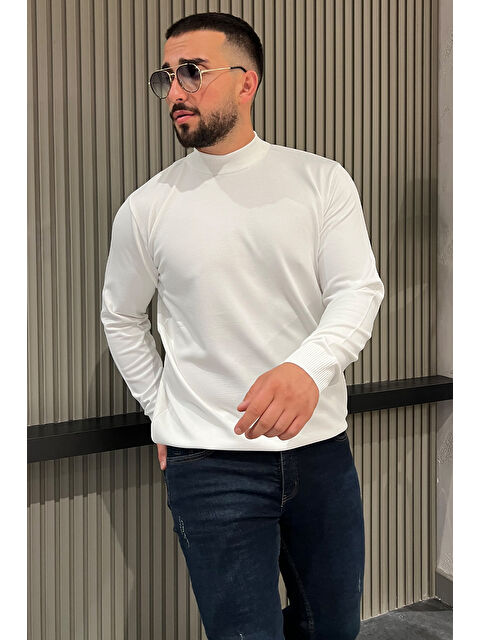 Mishar İtalia Erkek Yarım Balıkçı Triko Kazak - S000300508-20063