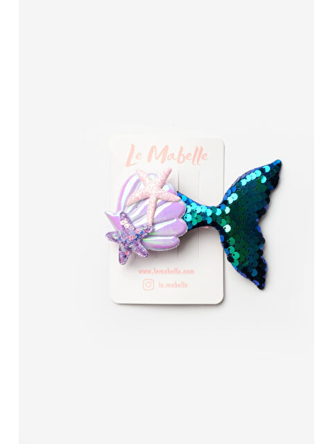 Le Mabelle Petrol  Pullu Deniz Kızı Kız Çocuk Klips Toka - S000486462-20019