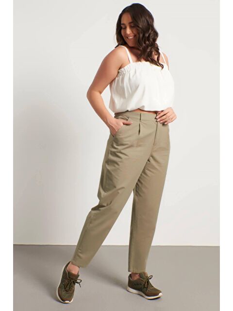 Mylinemoda Pileli Slouchy Pantolon - S000242157-18547