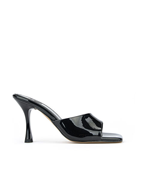 Ziya Ayakkabı Kadın Topuklu Terlik 161996Z332 Siyah - S000497883-19351