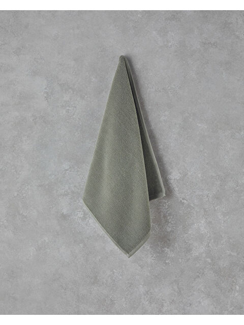 English Home Fluffy Pamuk Plus Pamuklu Yüz Havlusu 50x80 cm Sage - S000435960-18194