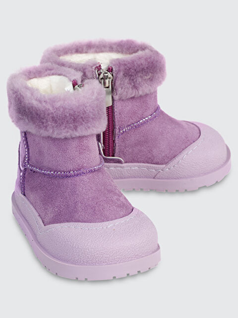 Civil Boots Kız Çocuk Süet Bot 21-25 Numara Lila