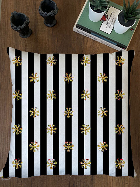 Evmila Yılbaşı Özel 43x43 Kadife Kırlent Kılıfı - S000285888-23173