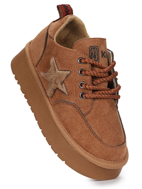 Kiko Kids Parva Bağcıklı Kız Çocuk Günlük Spor Bot Ayakkabı - S000470565-14955