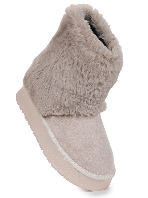 Kiko Kids Nera Kürklü Kız Çocuk Süet Bot Ayakkabı - S000470566-19928