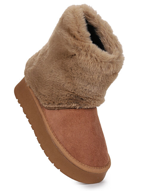 Kiko Kids Nera Kürklü Kız Çocuk Süet Bot Ayakkabı - S000470566-14955