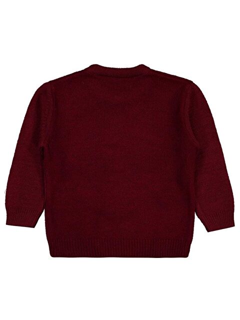 Civil Boys Ayıcık Nakışlı 2-5 Yaş Kazak - Bordo 4-5 Yaş - S000483709-19951