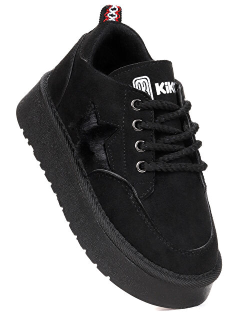 Kiko Kids Parva Bağcıklı Kız Çocuk Günlük Spor Bot Ayakkabı - S000470565-19351