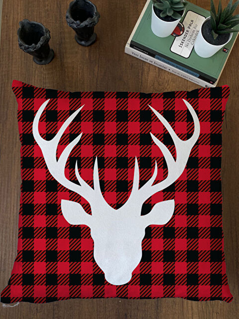 Evmila Yılbaşı Özel 43x43 Kadife Kırlent Kılıfı - S000285891-23173