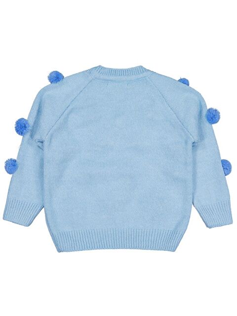 Civil Girls Ponponlu 2-5 Yaş Kazak - Mavi 2-3 Yaş - S000468036-1091