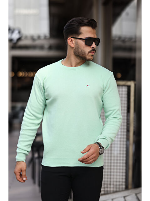 Comstar Sıfır Yaka Triko Kazak